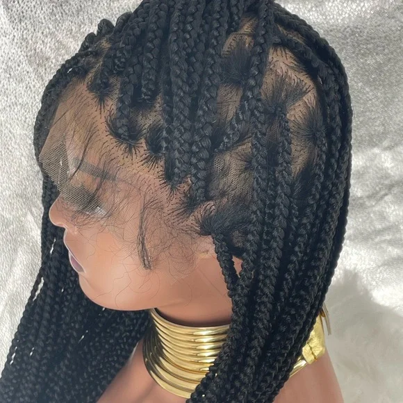 Milan Di HD Full Lace Knotless Box Braid Wig - 36 Inches